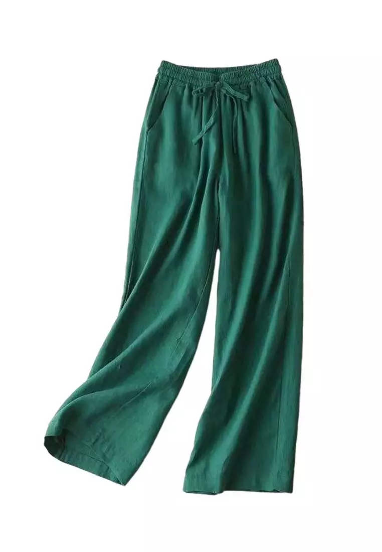 Big Size Cotton-flax Casual Pants RZ9020