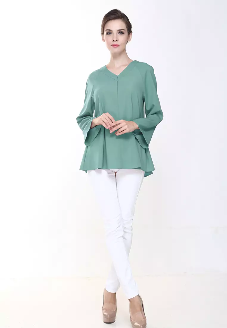 Vivi Top in Mint Green
