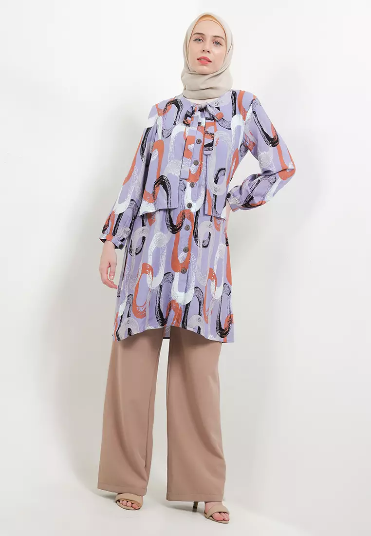 Tunik Batik Abstrak 7