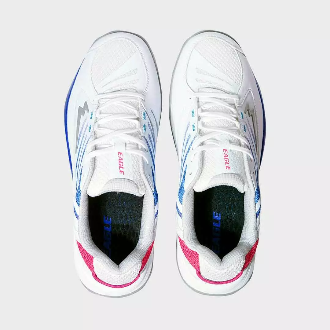 Eagle Sepatu Badminton Driva Flow - PUTIH/MULTIWARNA