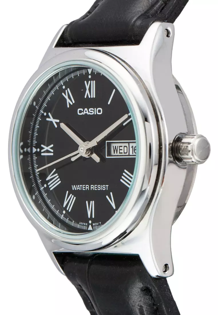 Jam Tangan Wanita-Resin-LTP-V006L-1BUDF Hitam