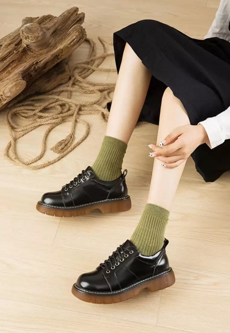 4CM Leather Derby Shoes MZ2755