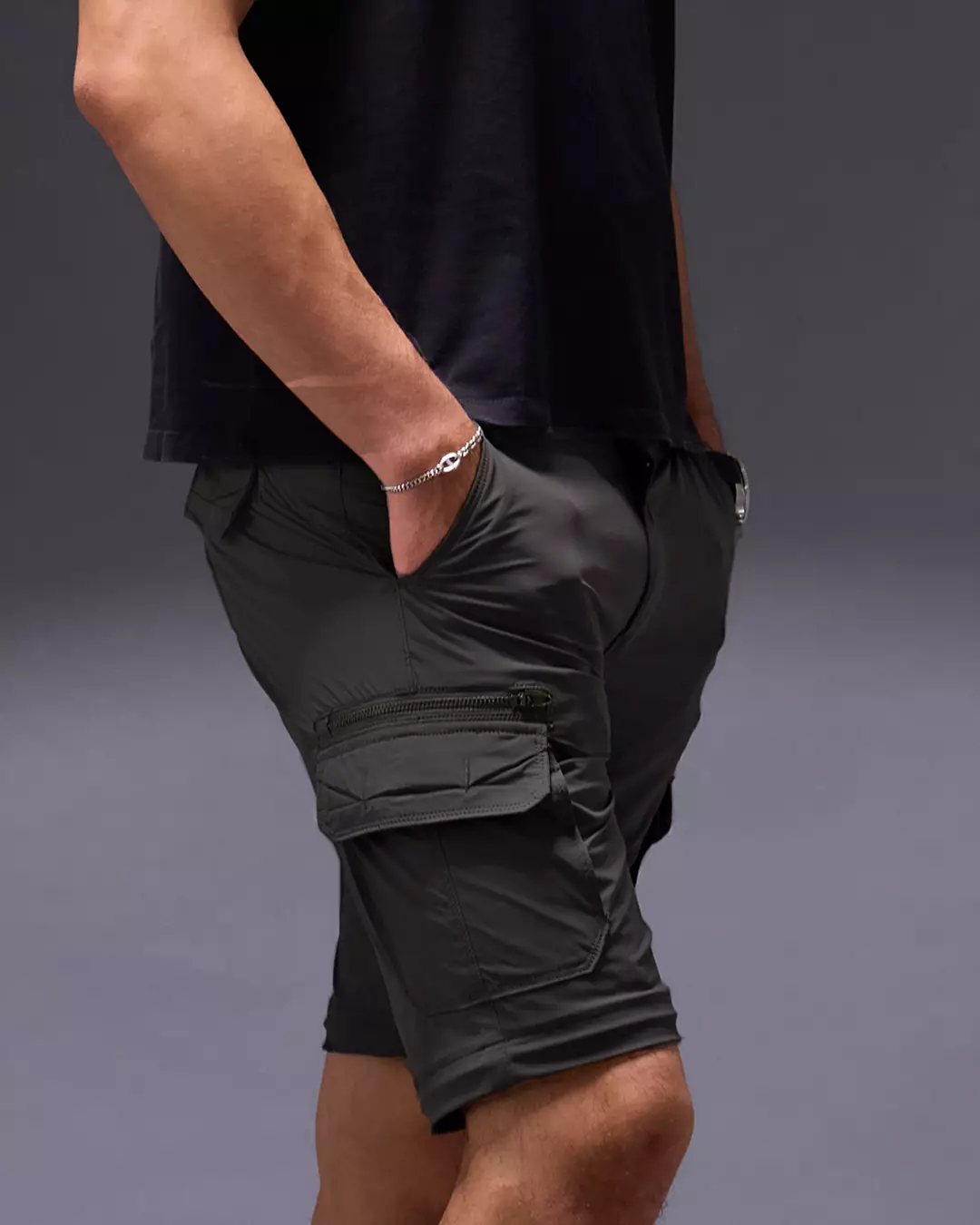 OXCON Cargo Pants Zwiss Dual-mode Celana Cargo Dark TItan