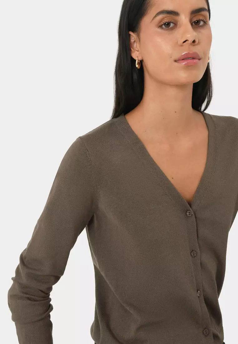 Nicolette V-Neck Knit Cardigan