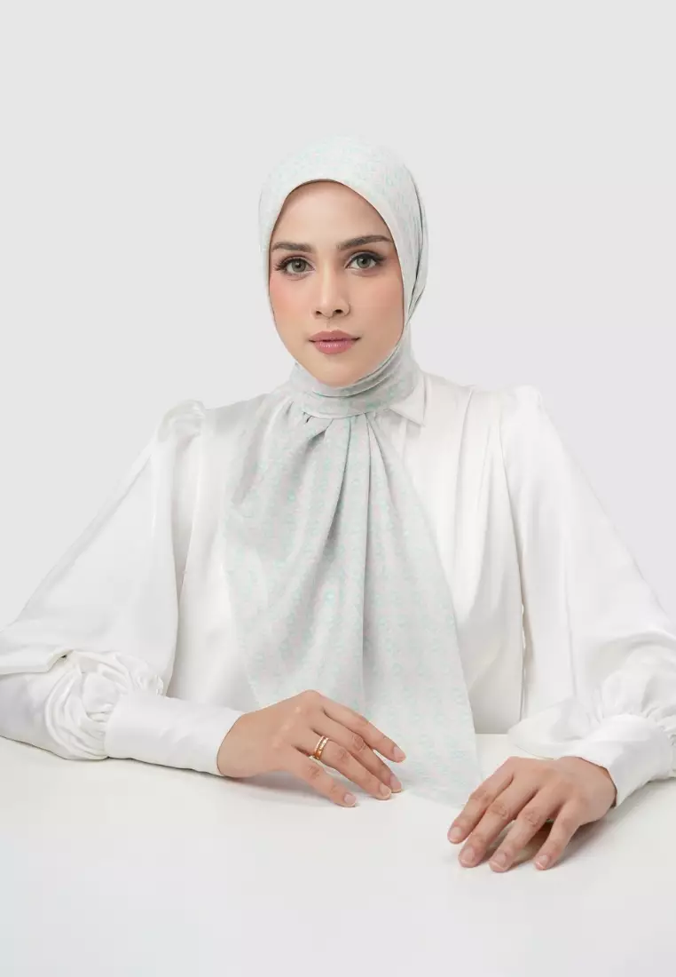 Interlock Voile Square - Sugar Swizzle