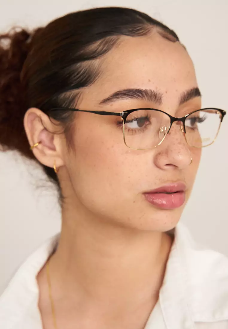 SS1941 (C1-Black & Gold) Anti-Radiation Computer Eyeglasses for Women
