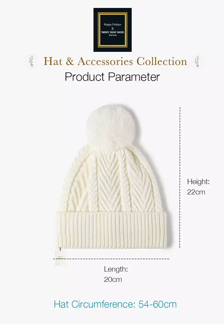 Extra Warm Inner Faux Woolen Knit Beanies JW MC-23B050