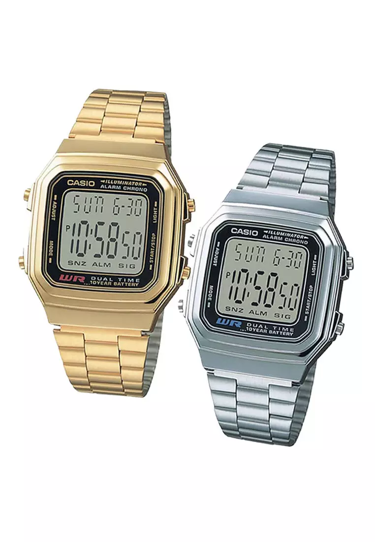 Casio vintage couple watch sales