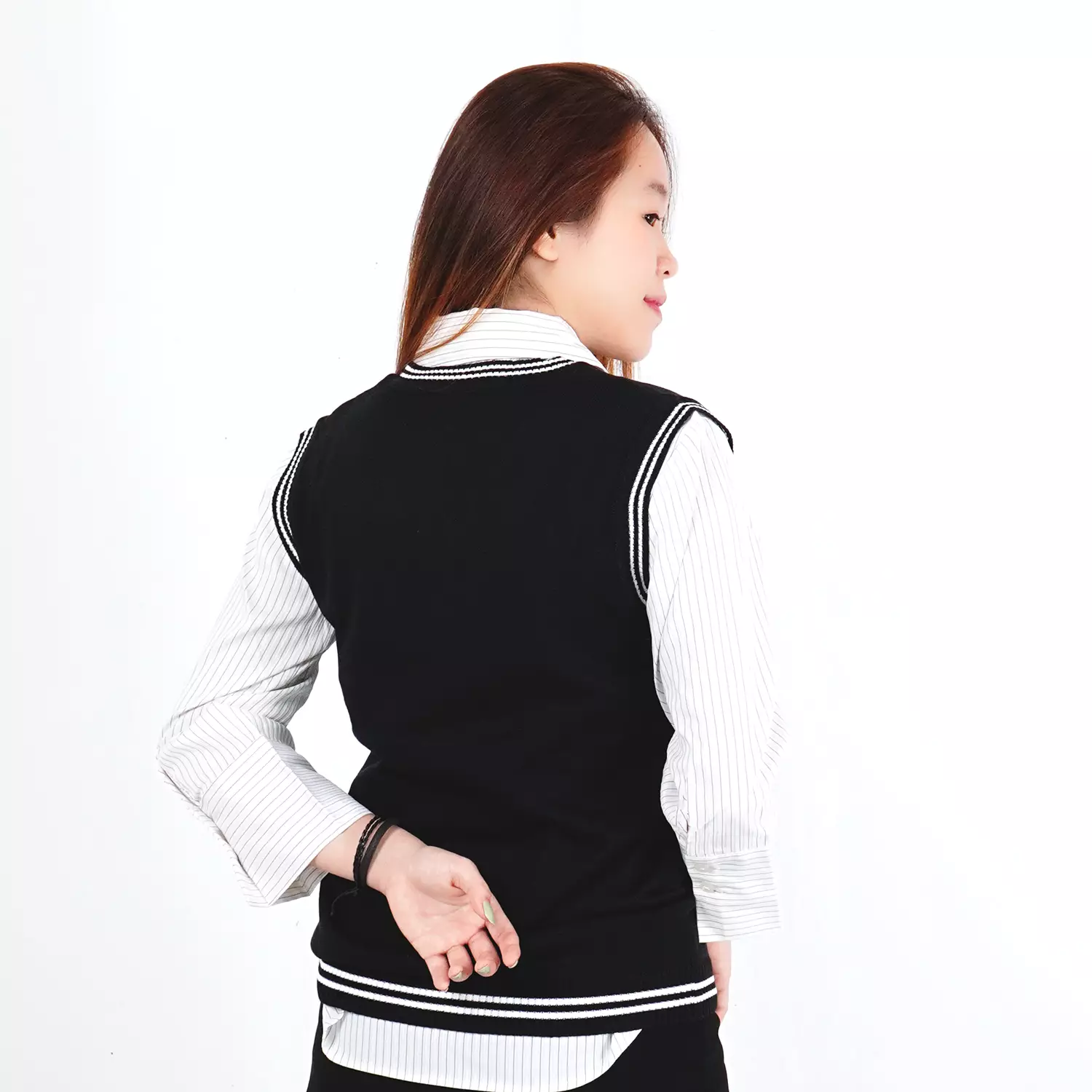 OKECHUKU Rompi Wanita Vest Outer List Outer Vest Rompi Vest Wanita