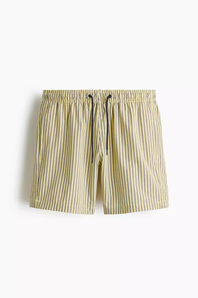 Seersucker swim shorts