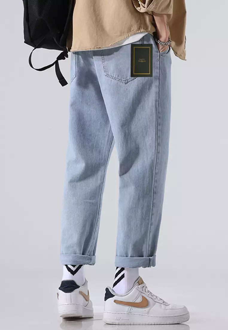 Tapered Washed Jeans AY-LS336