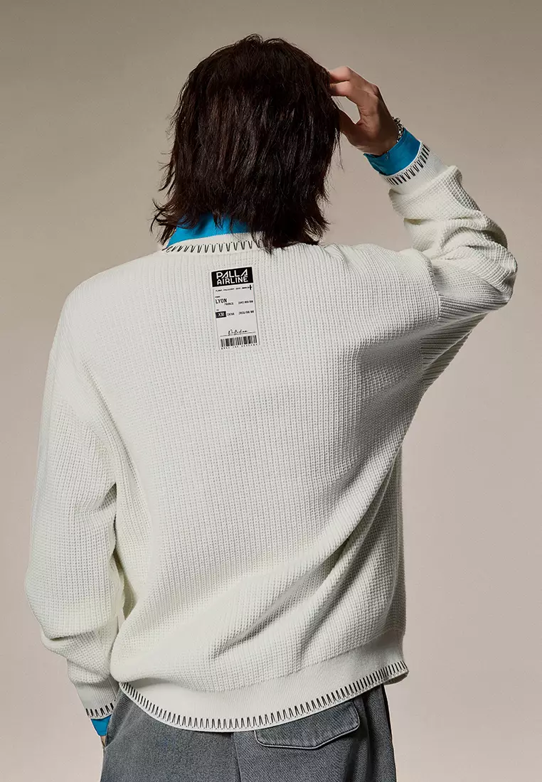 男裝 PALLADIUM LOGO 明線冷衫 針織衣