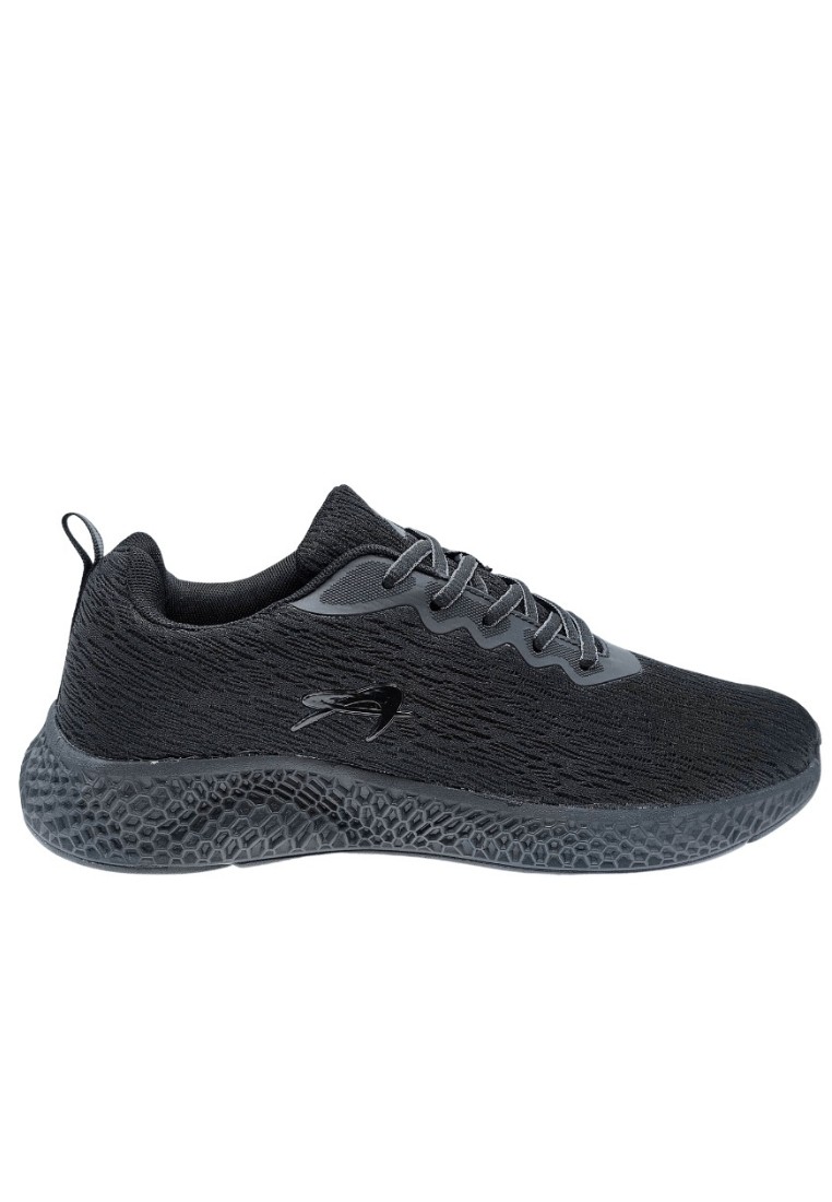 MIDZONE Men's Light Weight Running Sport Shoes GG-MR9796-FBK Full Black