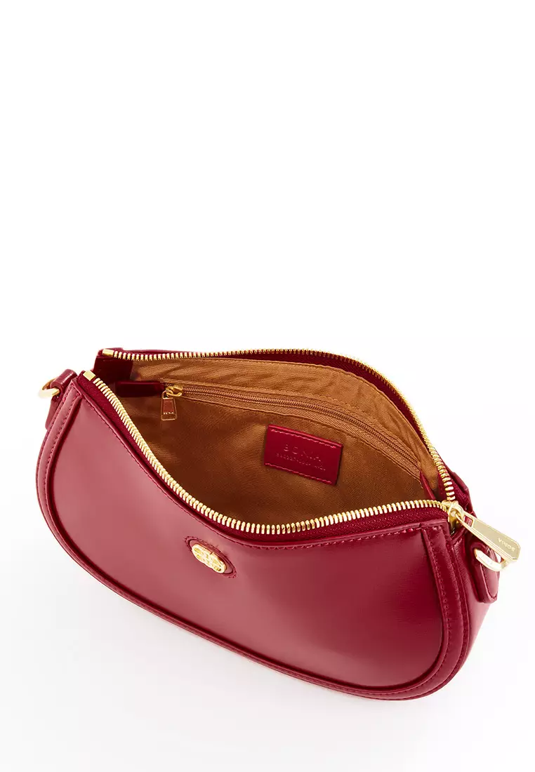 Maroon Tricia Small Shoulder Bag