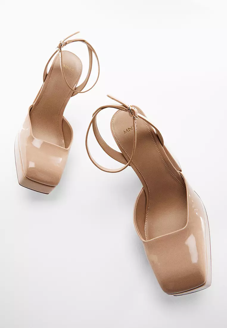 Mango block heel new arrivals
