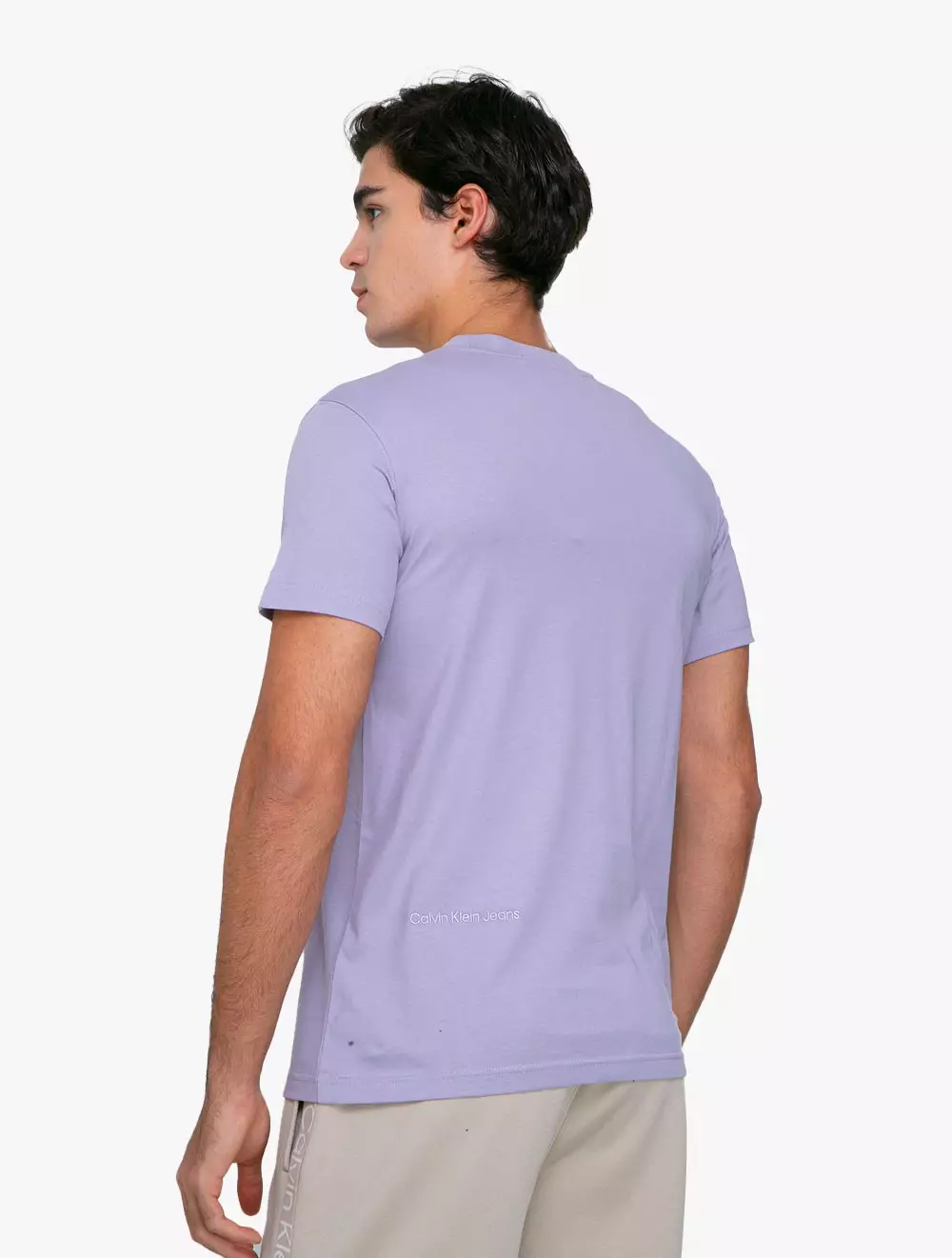 Calvin Klein Jeans - Terry Logo Tee - Purple - purple