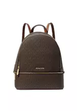 Dark brown color-blocking