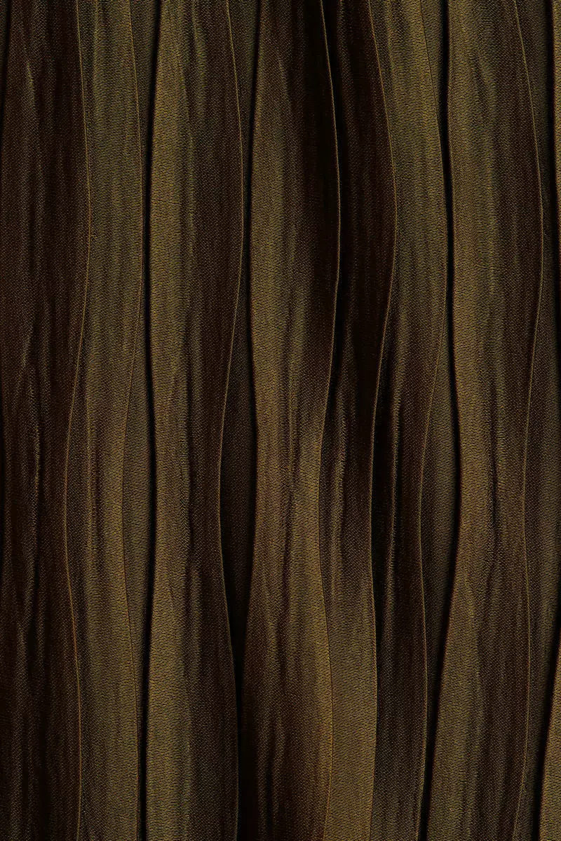 Crinkled pull-on trousers