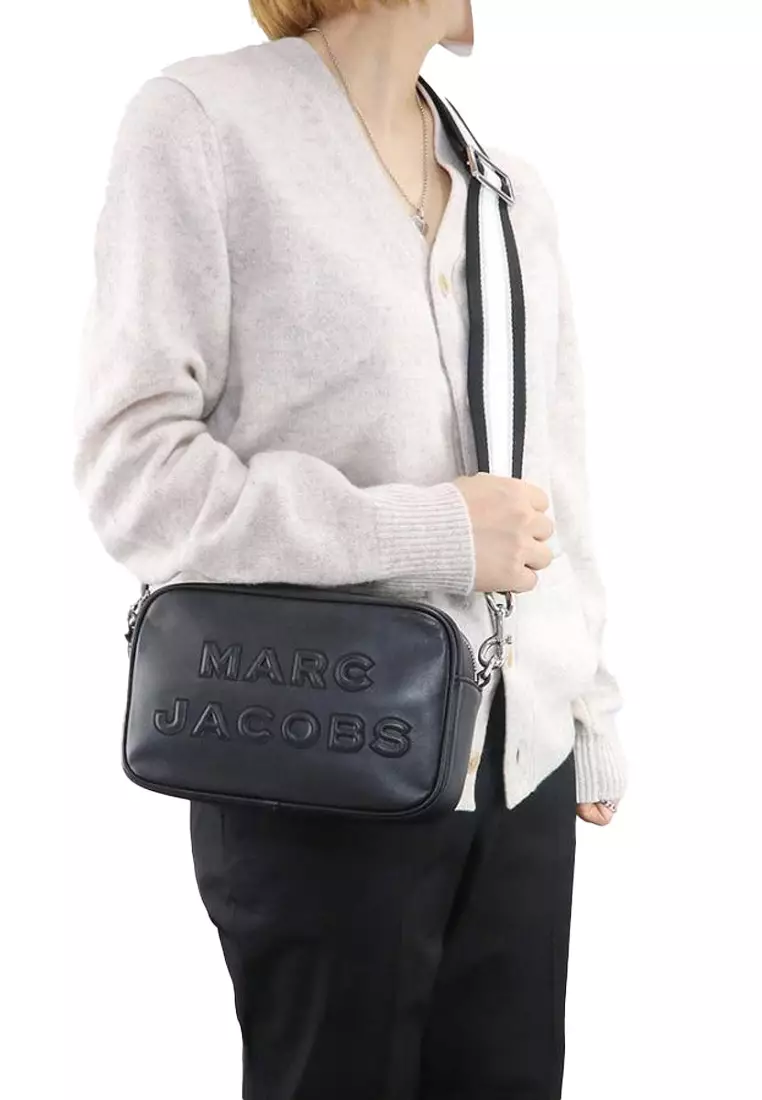 Buy Marc Jacobs Marc Jacobs Flash Leather Crossbody Bag Black/Silver