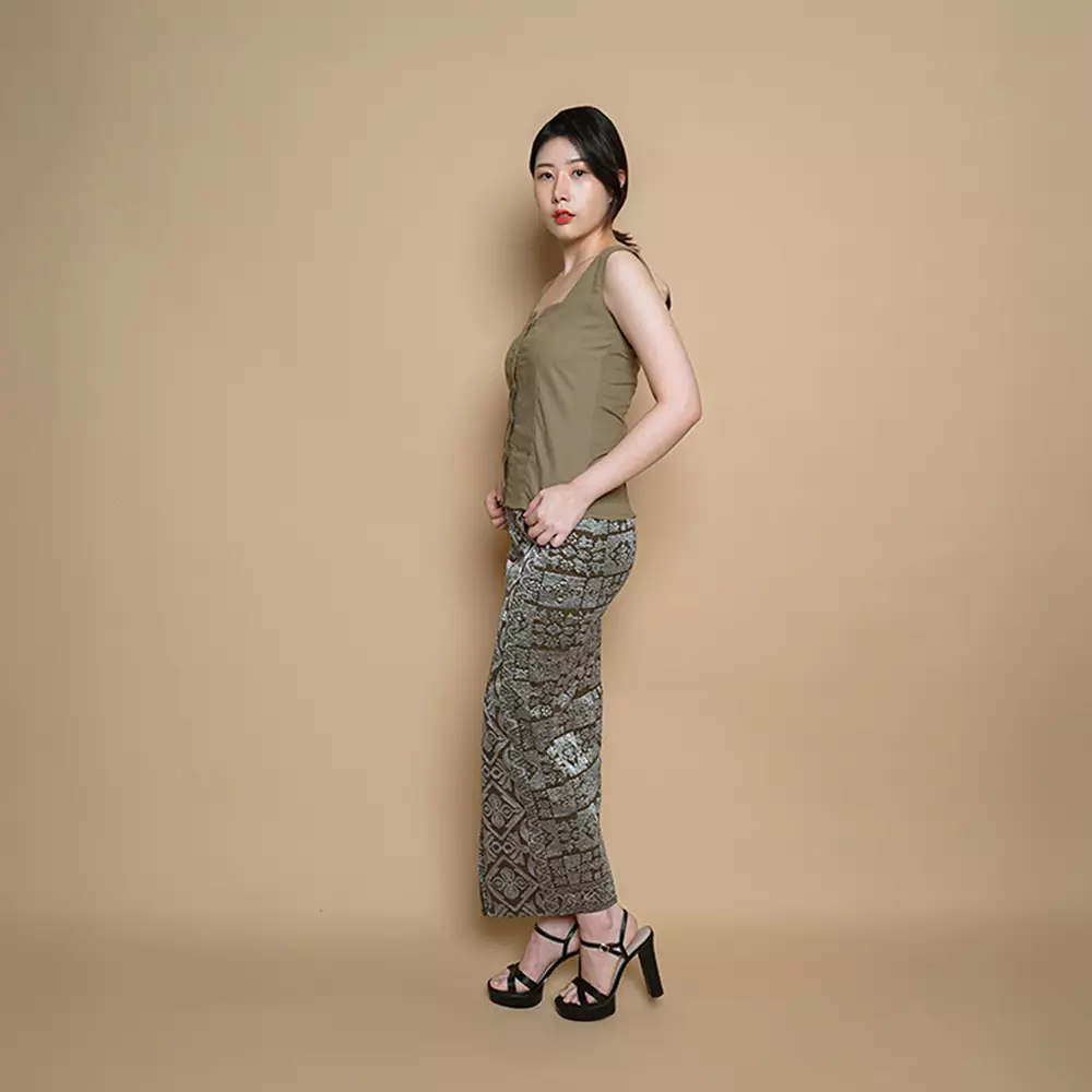 TANKTOP VEST STRETCH ARMY