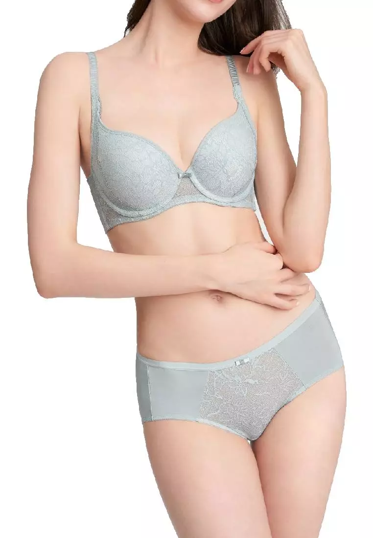 Triumph Natural Elegance Smooth Wired Padded Bra (Full Cup) (Misty Turquoise)