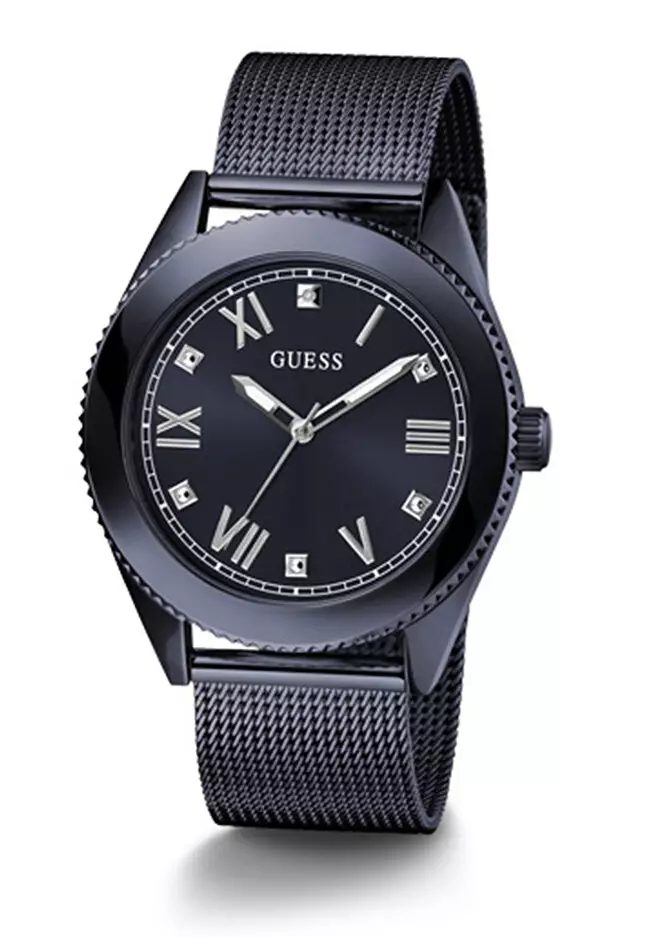 All black guess watch hotsell
