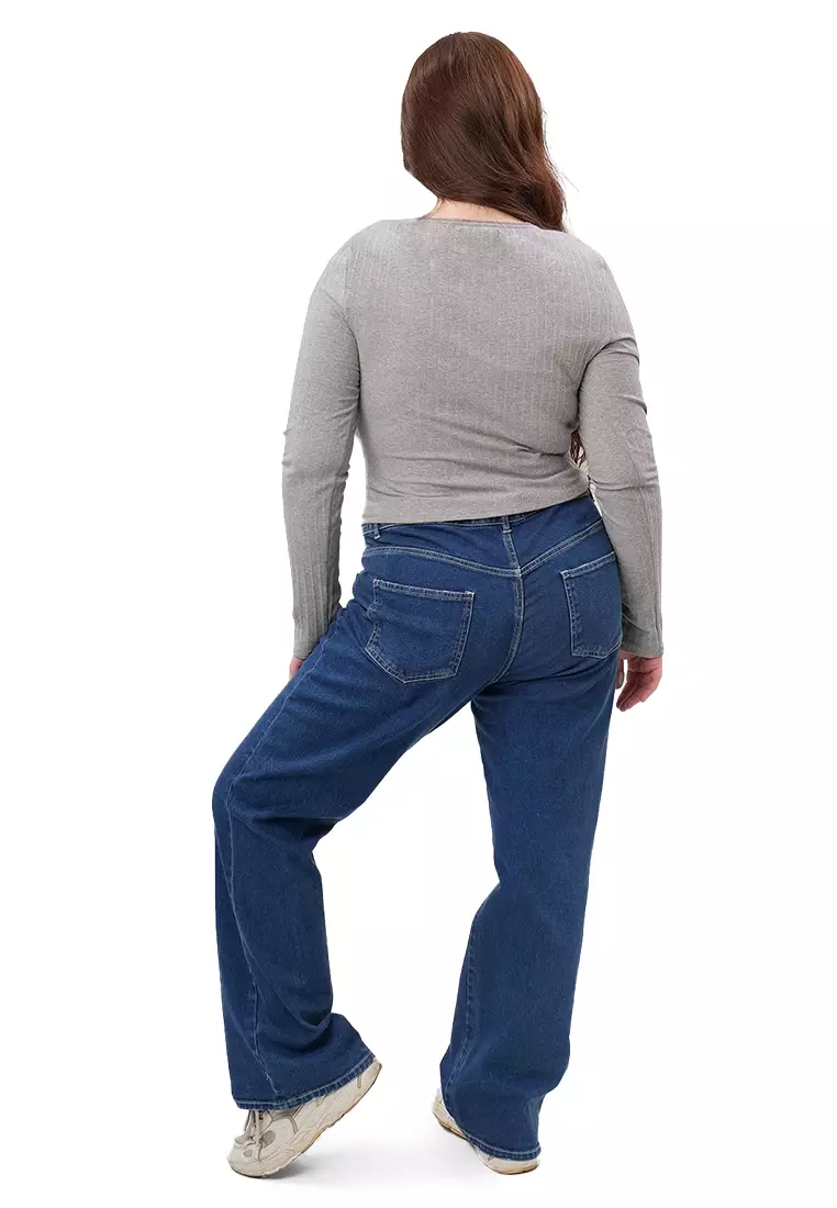 Mid Rise Flare Denim Jeans