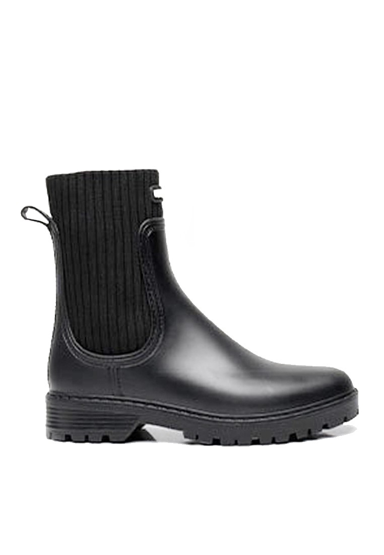 VANSA Fashion Flyknit Waterproof Platform Rain Boots VSW-R22067