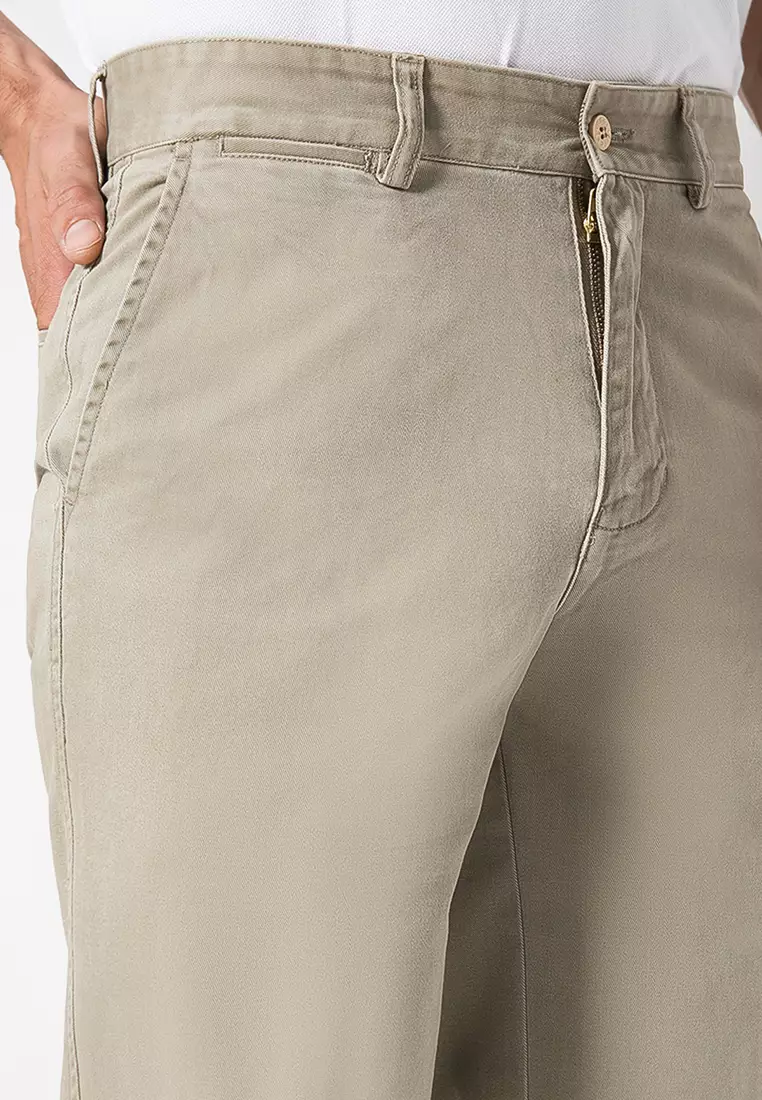 LGS - Celana Panjang Chinos Pria Warna Cream LECT.777.013.622.7C