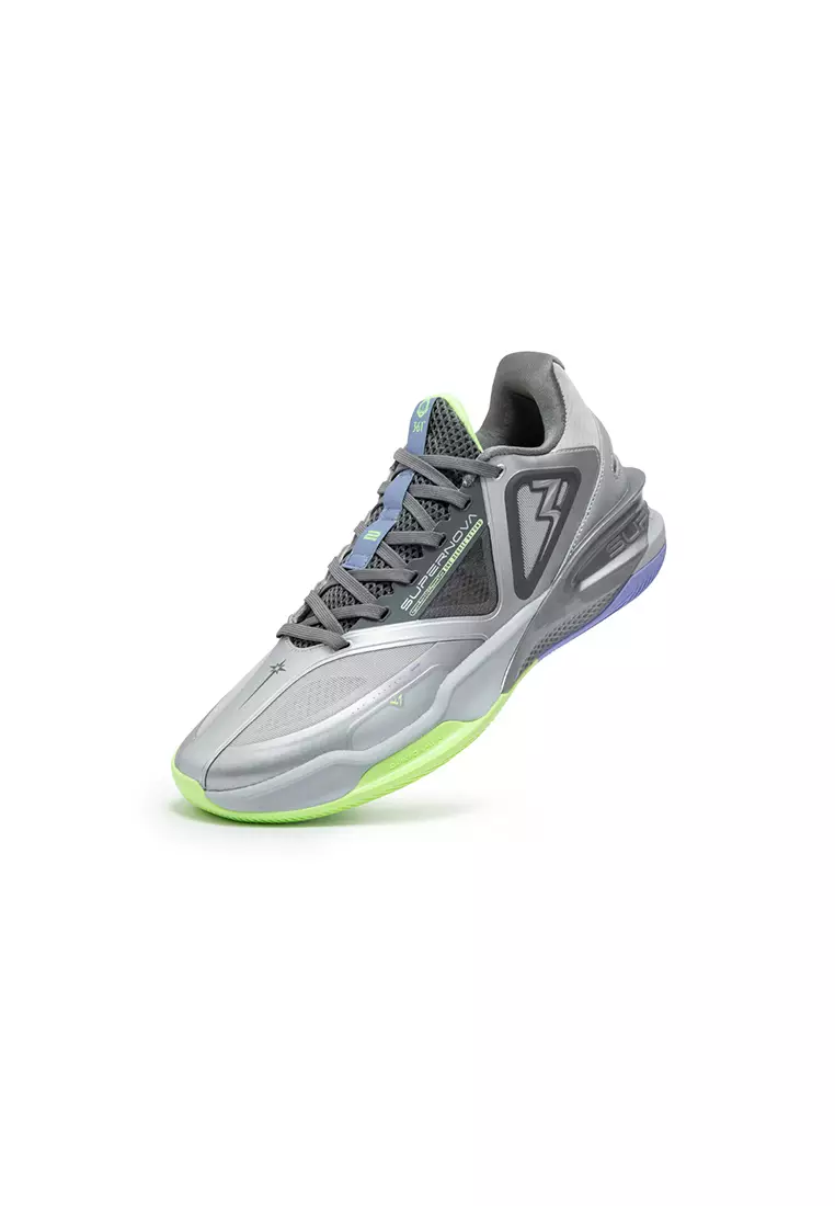 SUPERNOVA 2.0 Men’s Training Basketball Shoes in Silver/Dk.Grey (Light Up)