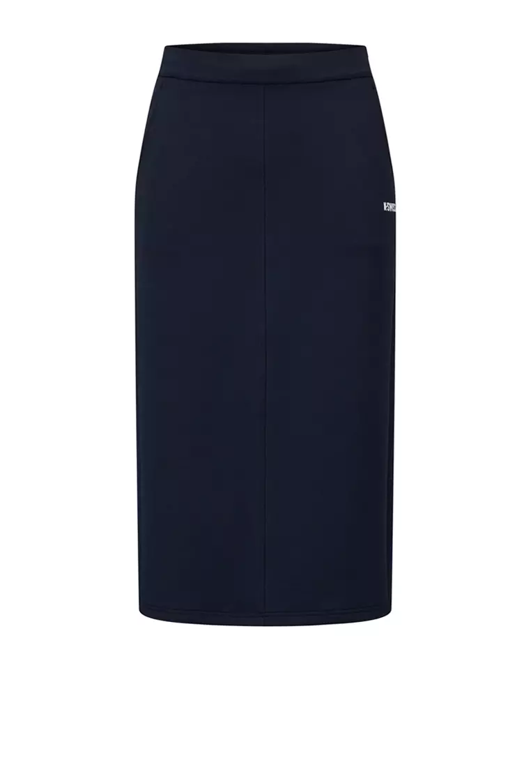 WOMEN'S K-SWISS LOGO MIDI SKIRT
