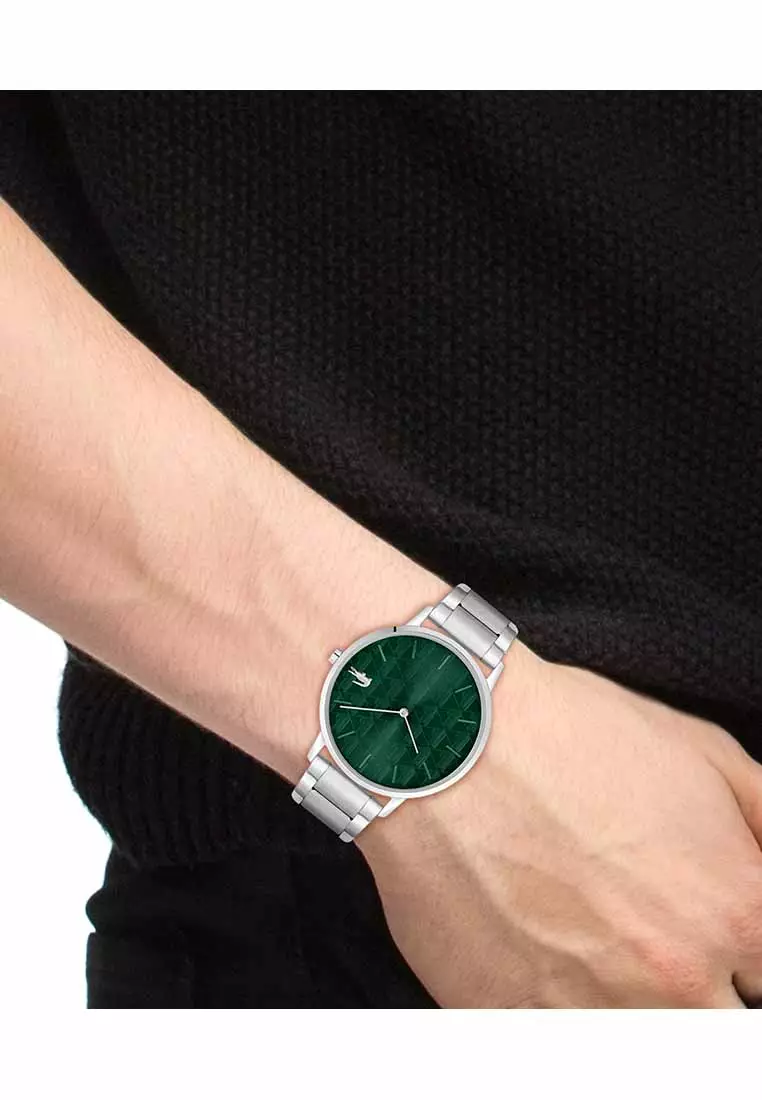 Buy Lacoste Men's Watch Stainless Steel Strap - Green Dial 2011311