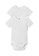 H&M white 2-Pack Short-Sleeved Bodysuits E270DKAA9DE83DGS_1