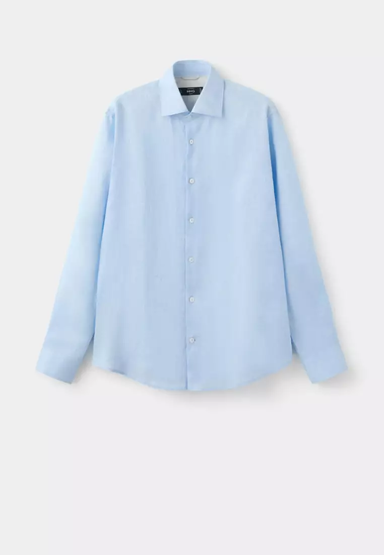 100% Linen Slim-Fit Shirt