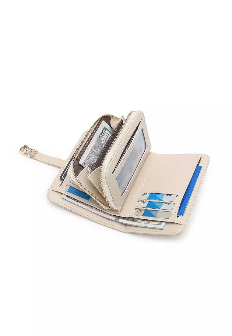 Women's Short Purse / Wallet - Beige