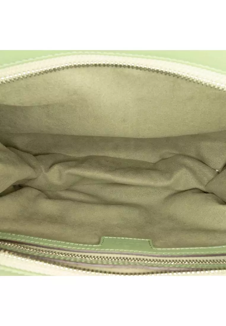 Pre-Loved Gucci Small Leather Petite Gg Tote