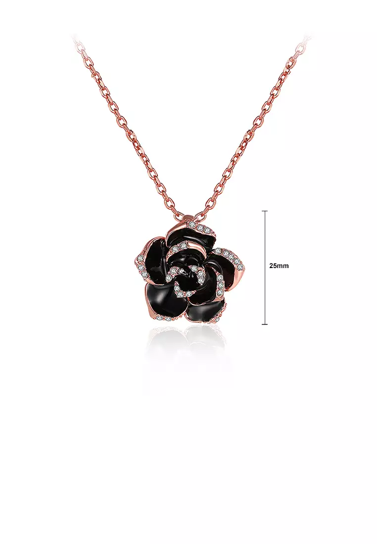 Gold rose pendant outlet