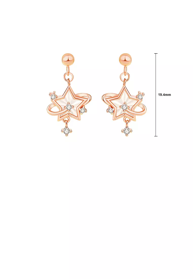 Gold star new arrivals earrings studs