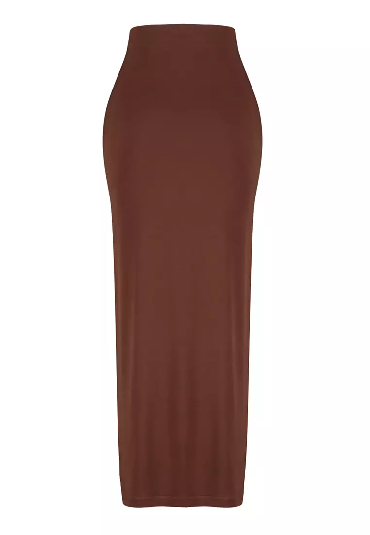 Knit Slit Beach Skirt