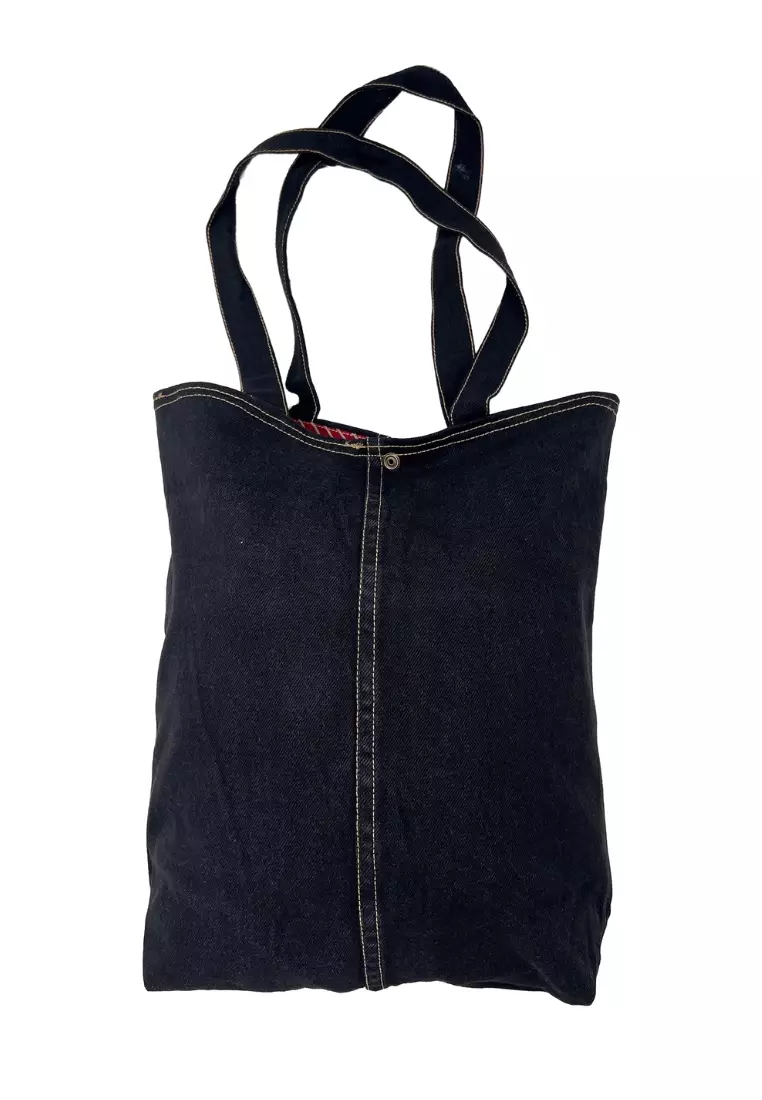 Embroidered Pocketful Tote Bag