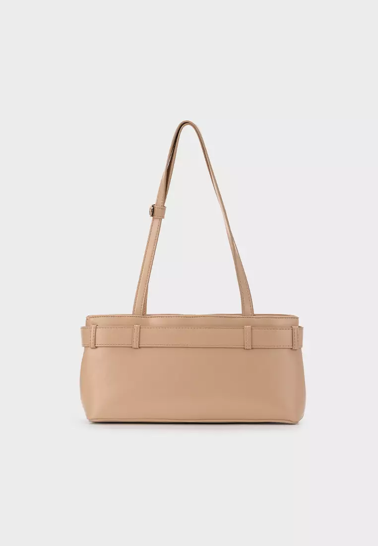 BUCKLE-BELT SHOULDER BAG