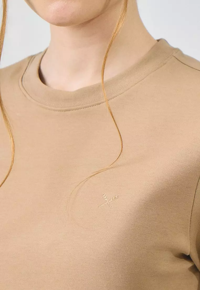 Interlock T-Shirt With Side Slit