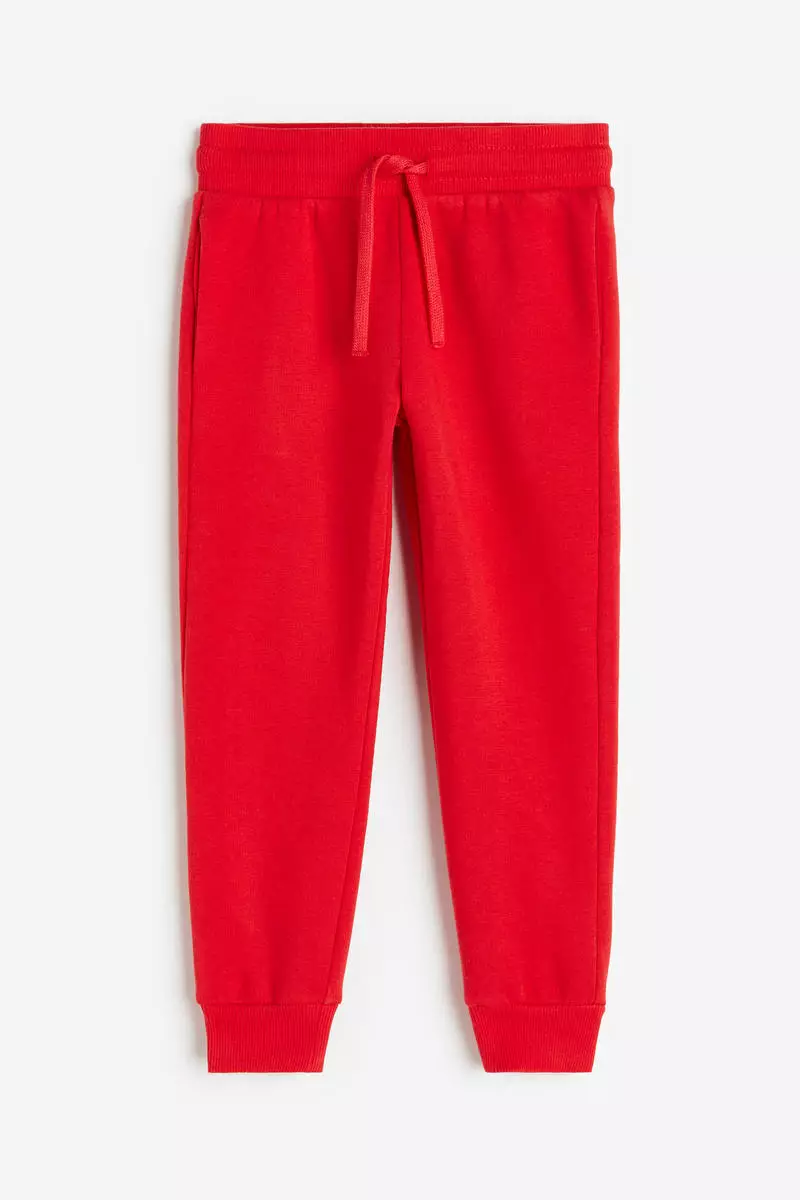 Girls deals red joggers