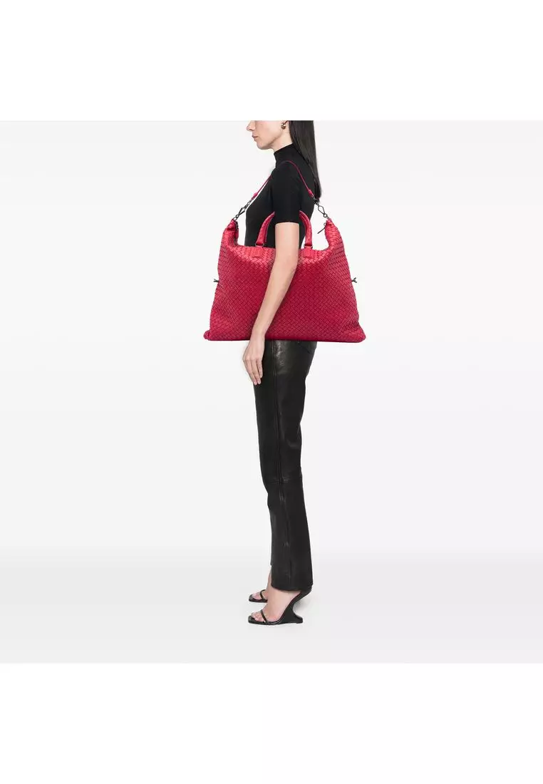 Pre-Loved Bottega Veneta Maxi Nappa Intrecciato Convertible Tote