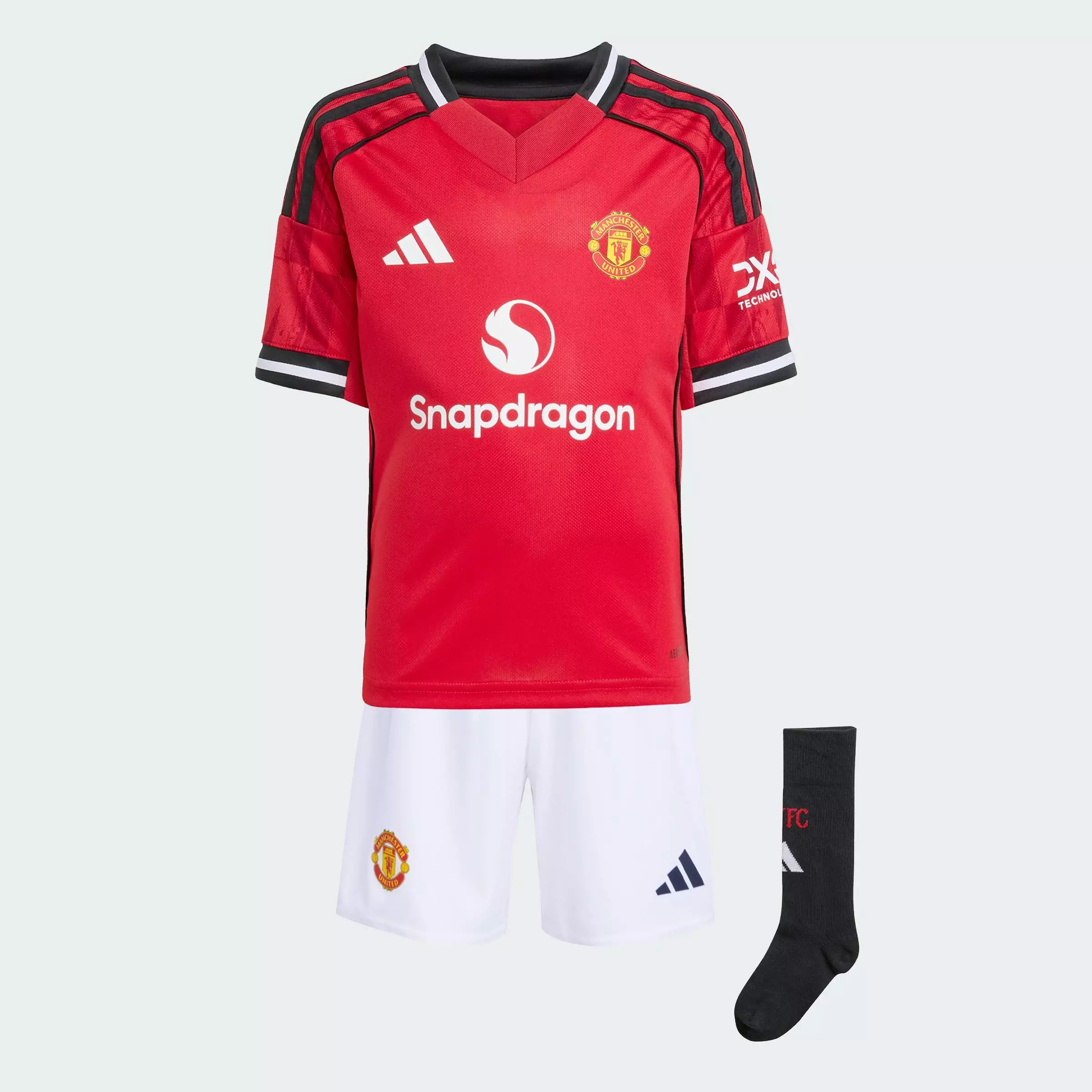 Football Manchester United 25/26 Home Mini Kit Kids Unisex Red JP3019