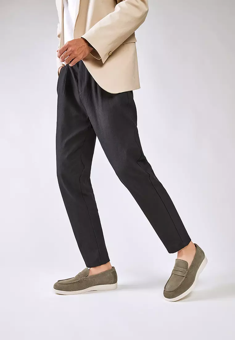 Cow Suede Penny Loafers KB8848-2
