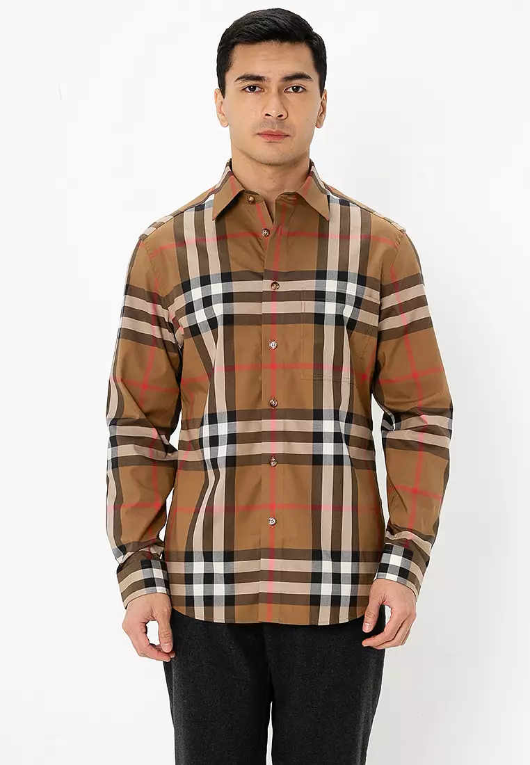 Burberry shirt checkered online