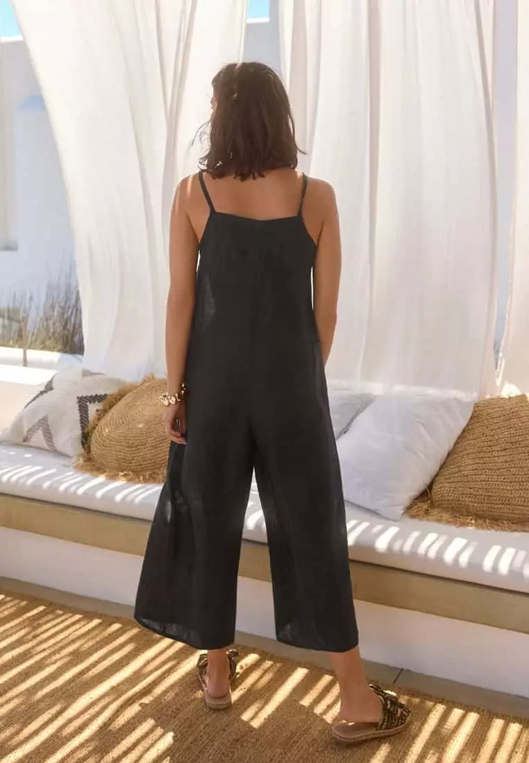 Next linen jumpsuit shop