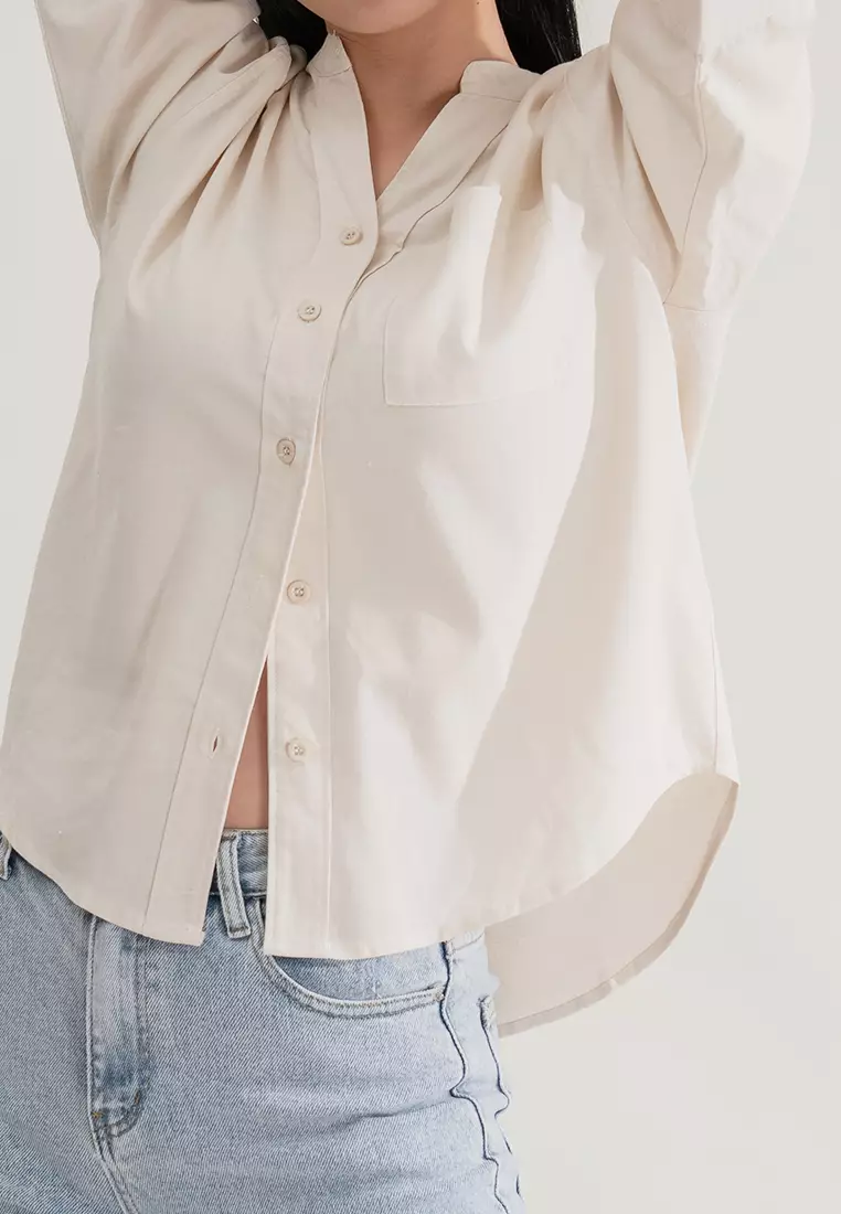 Linen Shirt Top
