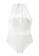 Halo white White Slim Fit Swimsuits A487BUS204AC9BGS_3